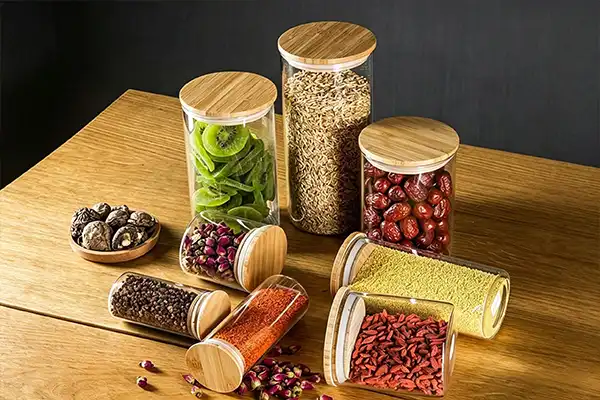 Is high borosilicate glass jars sealed storage jars safe for food storage?